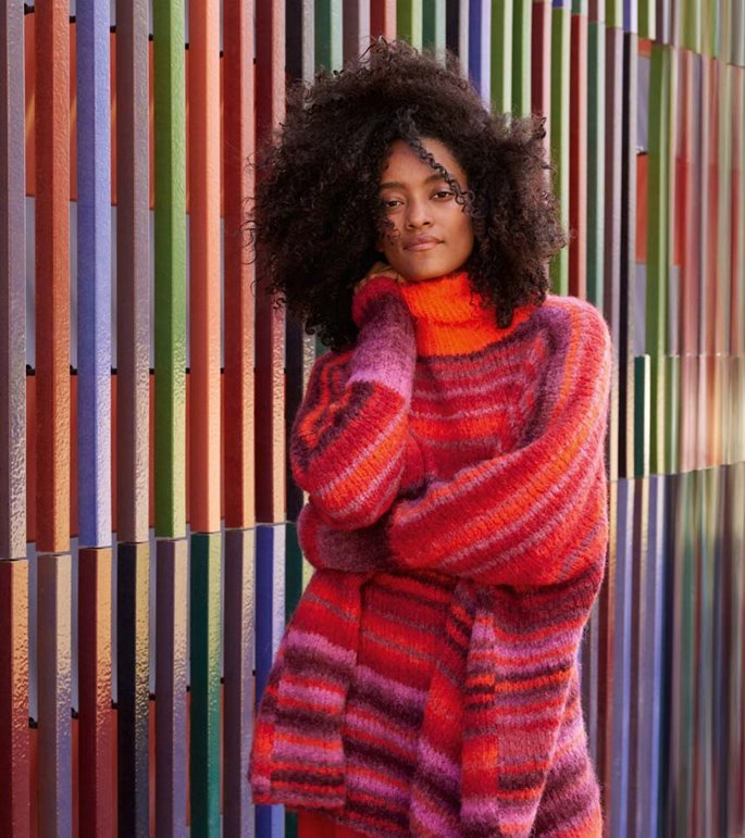 Lana Grossa PONCHO Gigante & Basta