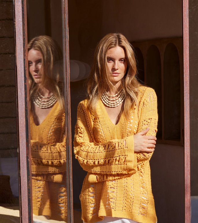 Lana Grossa TUNIQUE EN CROCHET Ecopuno