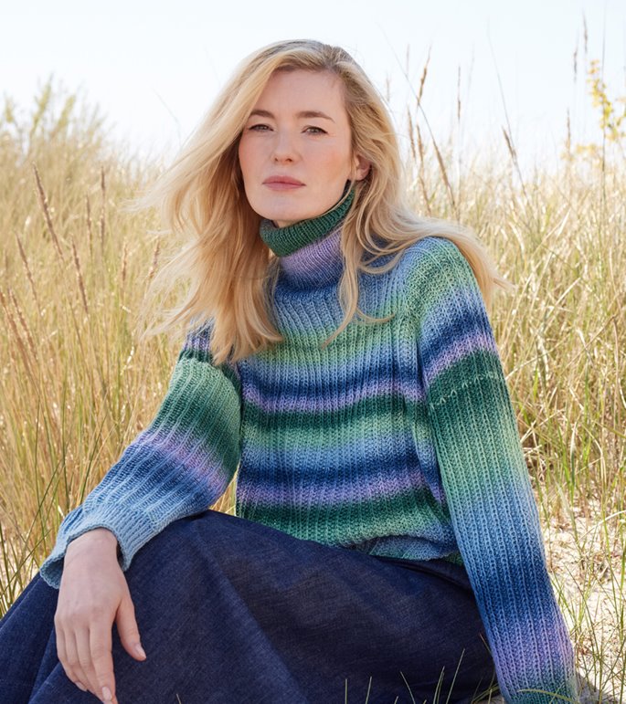 Lana Grossa TOP-DOWN PULL Cool Wool Big Color