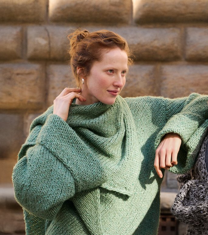 Lana Grossa PULL TRICOTÉ EN DIAGONAL Lucciola