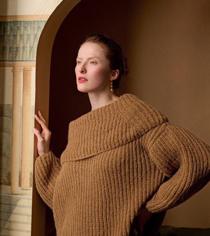 Lana Grossa PULL EN FAUSSE CÔTES ANGLAISES Nebbia